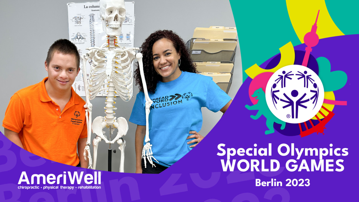 AmeriWell Clinics supports the athletes of Special Olympics El Salvador on their journey to greatness at the Special Olympics World Games Berlin 2023.